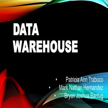 Data Warehouse in Cloud | PPTX