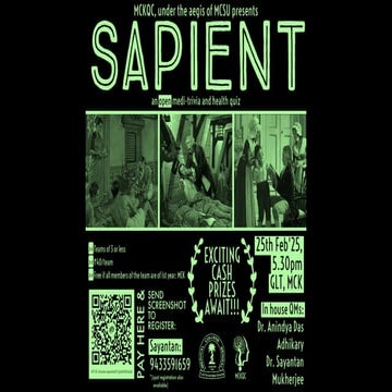 SAPIENT Medi-trivia Quiz (FINALS) | TRI-ORTA 2025