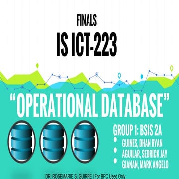 Operational Database