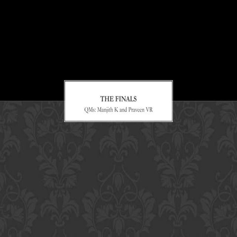 The KQA February Open-Finals 