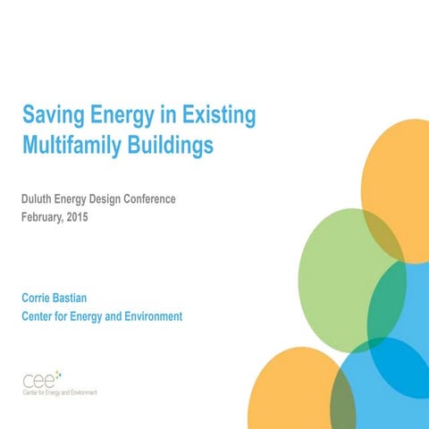 Image showcasing Saving Energy in Existing Multifamily Buildings | PPTX