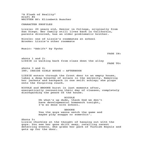 Final screenplay