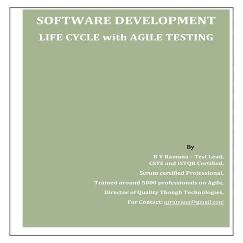 Final sdlc material with agile