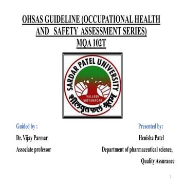 OHSAS guideline 