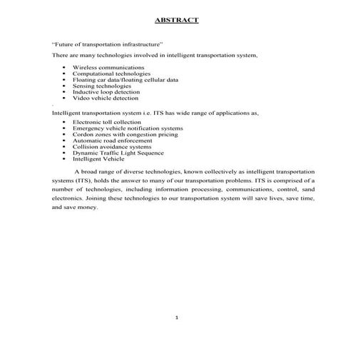 Final seminar on its