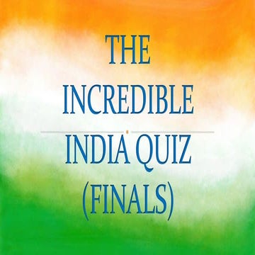 India Quiz (Finals)