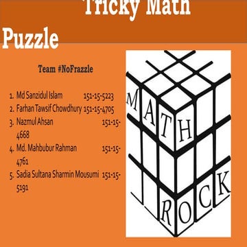Math Puzzle Game By Assembly Language | PPT