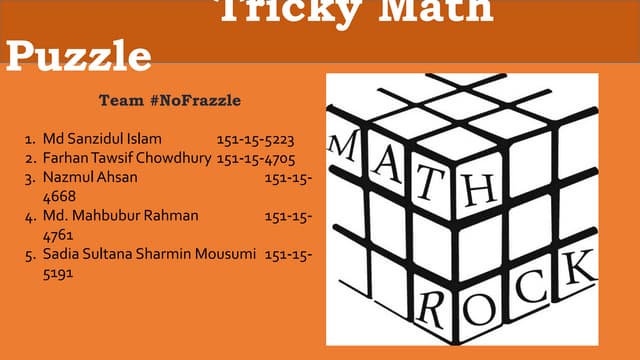 Math Puzzle Game By Assembly Language
