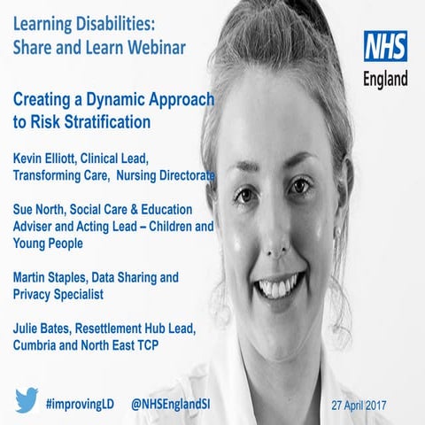 Learning Disabilities: Share and Learn Webinar – 27 April 2017