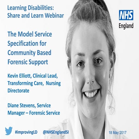 Learning Disabilities: Share and Learn Webinar – 18 May 2017