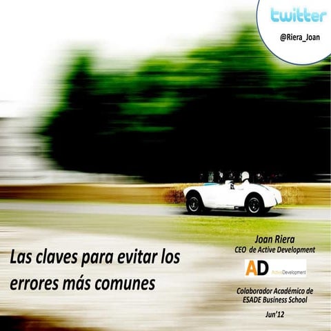 Claves para evitar errores