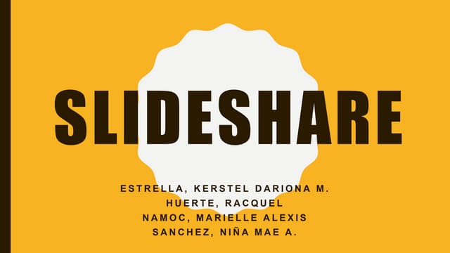 THINGS YOU NEED TO KNOW ABOUT SLIDESHARE