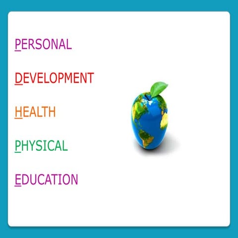 PDHPE In Schools