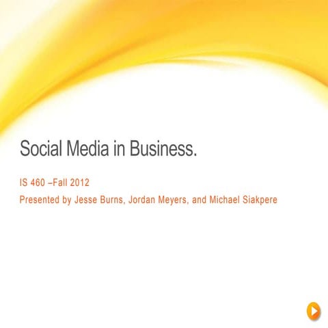 Final social media in business is 460