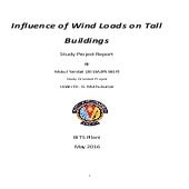 Influence of Wind Loads on tall buildings
