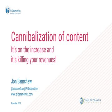 Cannibalization of content - It's killing your revenues