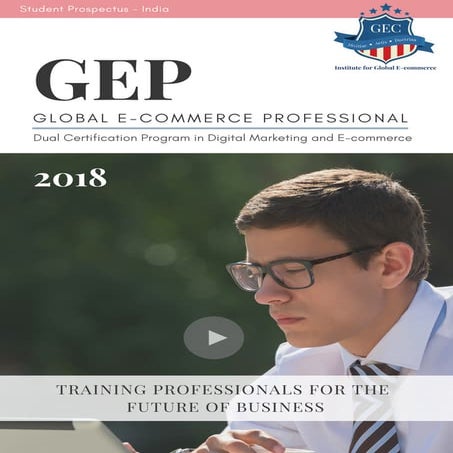 Institute For Global E-commerce: GEP Prospectus