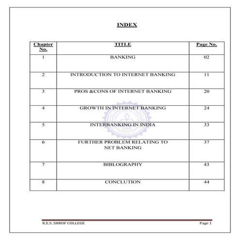 Final study of internet banking in india
