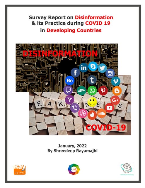 Final survey on disinformation and its practice during covid 19 in developing...