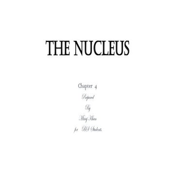 Basics of Cell Biology: Nucleus, Cytoskeleton, Membrane Transport & Cell Divi...