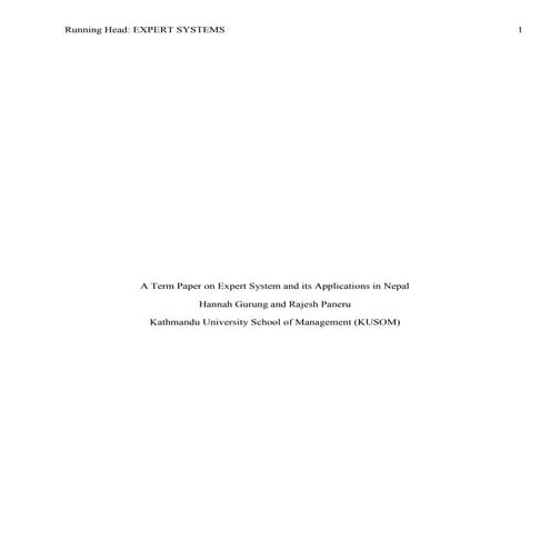 Final term paper | PDF