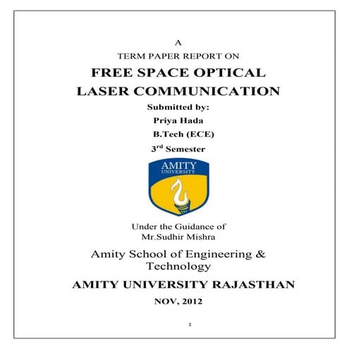 ## Finalterm paper repport on fso#w245