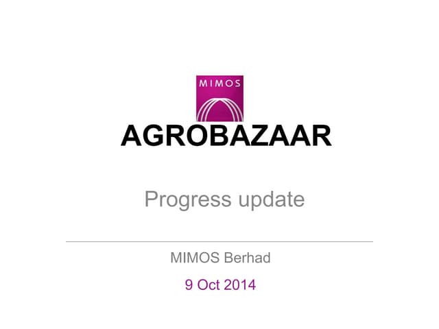 Agrobazaar - The customer Experience process