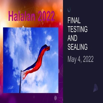 FINAL TESTING AND SEALING.pptx