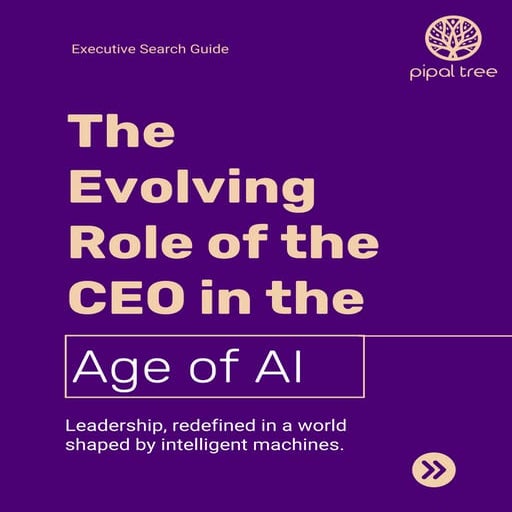 The Evolving Role of the CEO in the Age of AI