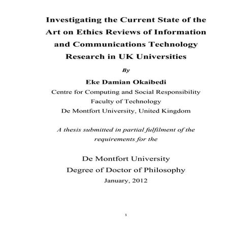 Investigating the Current State of theArt on Ethics Reviews of Information an...