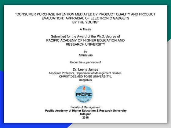 Msc Thesis - Presentation | PPT