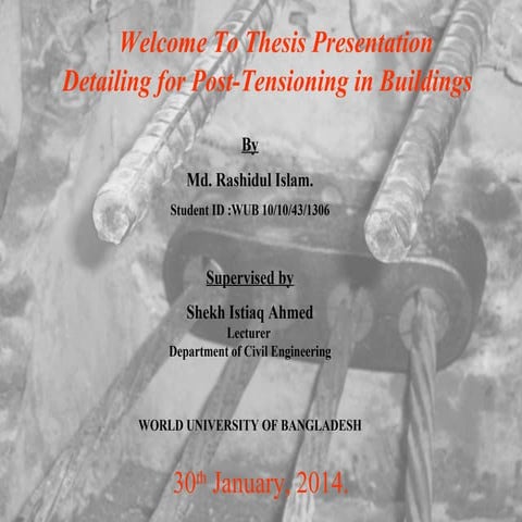 Final thesis presentation.