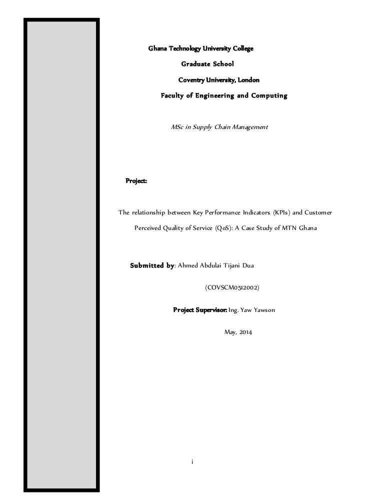 Dissertation review service quality kpi