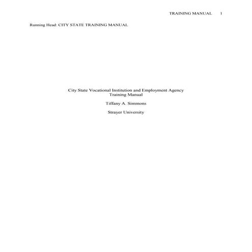 Final training manual