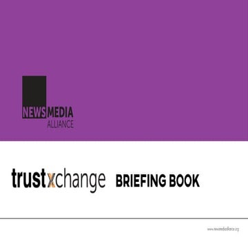 trustXchange Briefing Book