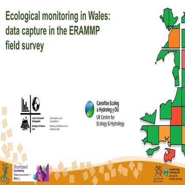 Ecological monitoring in Wales: data capture in the ERAMMP field survey