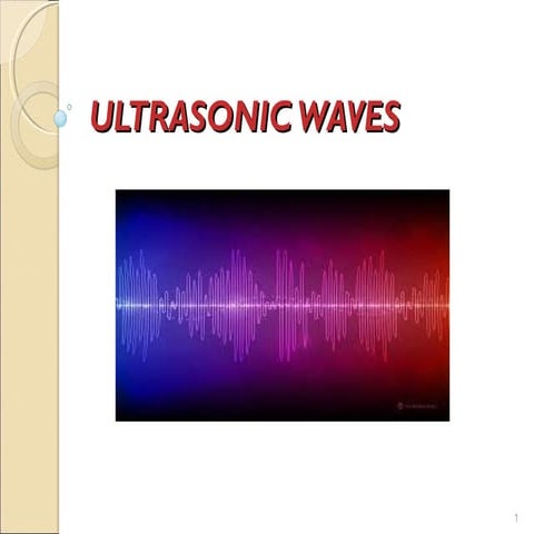 B.Tech sem I Engineering Physics U-V Chapter 2-Ultrasonic waves