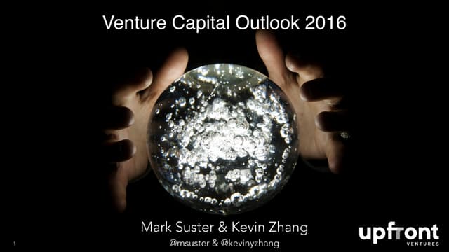 Final venture outlook 2016