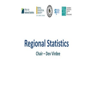 ESWG - Exploring Regional Statistics