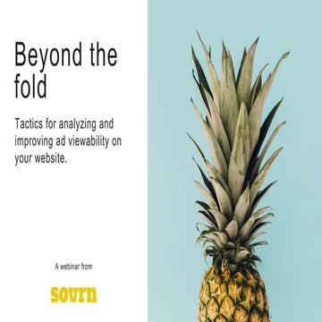 Beyond the Fold: A Viewability Webinar