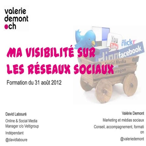 Visibilité sur les réseaux sociaux 31 août 2012