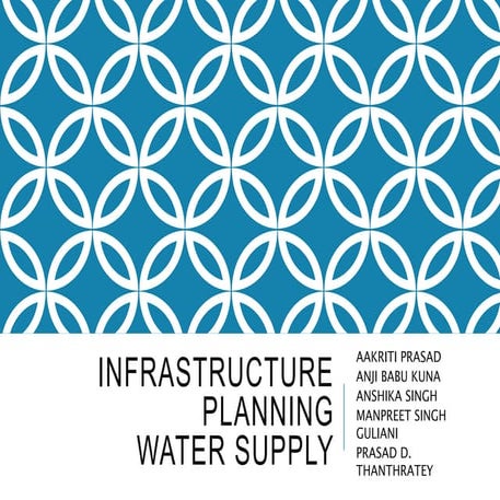 Case Studies of Water Supply Infrastructures