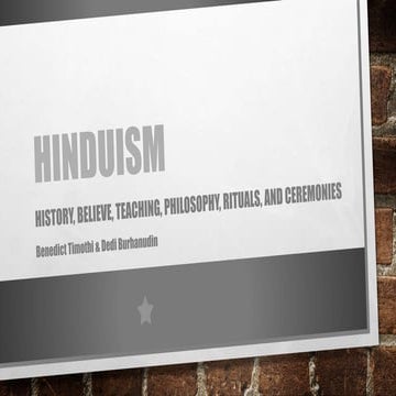 Religious Studies (Hinduism)