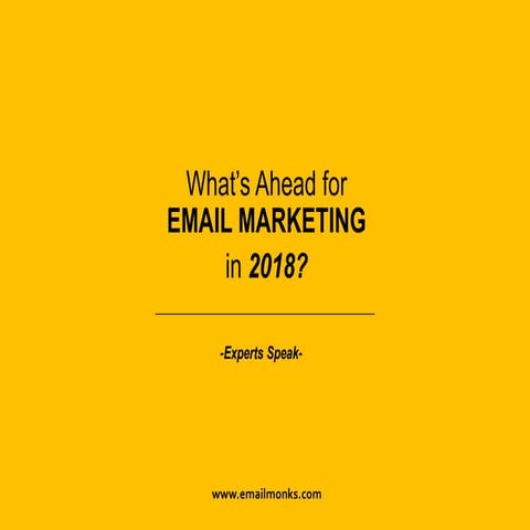 What’s Ahead for Email Marketing in 2018?