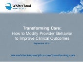 Webinar: Transforming Care: How to ...