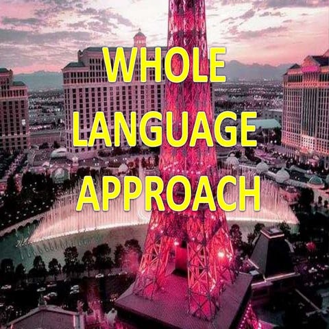 Final whole language approach
