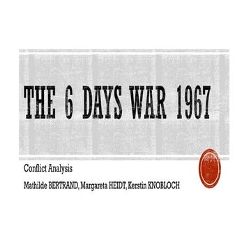 The 6 Days War 1967