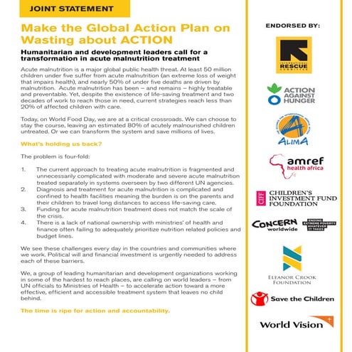 Final world food day statement english