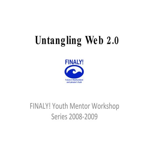 Finaly! Untangling Web 2.0