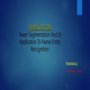 tweet segmentation 